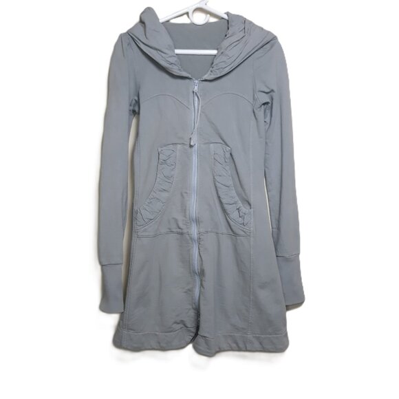 Prairie Underground Jackets & Blazers - Prairie Underground Long Cloak Hoodie Small Gray